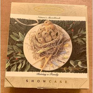 Hallmark Keepsake Ornament‎ "Nature's Sketchbook Raising a Family" Vintage 1995